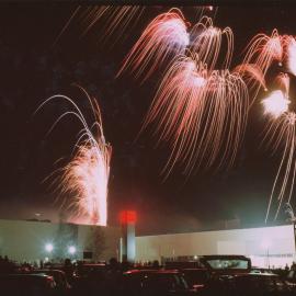 Fireworks over Elizabeth Shopping Centre: 1986
