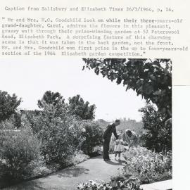 Elizabeth Garden Competition: 1964