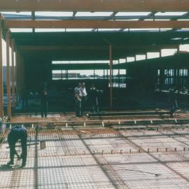 Construction of Elizabeth Public Library: 1968