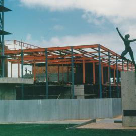 Construction of Elizabeth Public Library: 1968