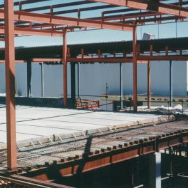 Construction of Elizabeth Public Library: 1968