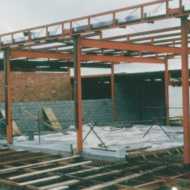 Construction of Elizabeth Public Library: 1968