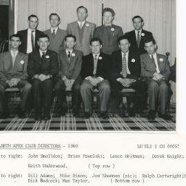 Elizabeth Apex Club Directors: 1960.