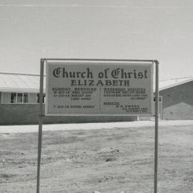 Elizabeth - Church of Christ: 1959.