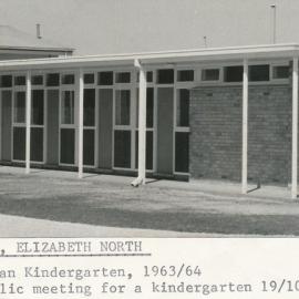 Kindergarten, Elizabeth North: 1964.