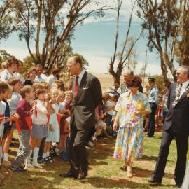 Duke of Edinburgh visit to Elizabeth: 1986