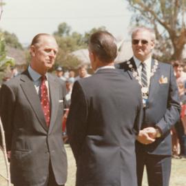 Duke of Edinburgh visit to Elizabeth: 1986