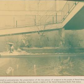 Sculpture presented to Hemel Hempstead from Elizabeth: 1963