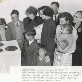 Pinnegar family, first residents of Elizabeth: 1955