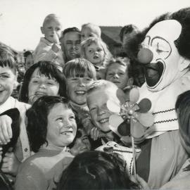 Bobo the clown at Elizabeth Grove Kindy