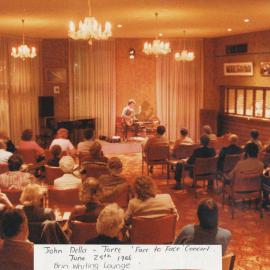 John Della Torre concert, Elizabeth: 1986