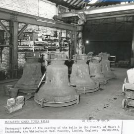 Elizabeth Clock Tower Bells: 1968