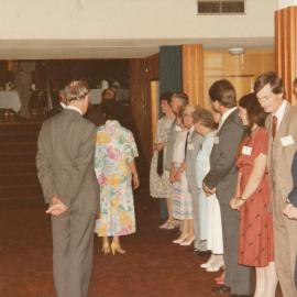 Duke of Edinburgh visits Elizabeth: 1986