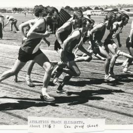 Athletics track, Elizabeth: 1976