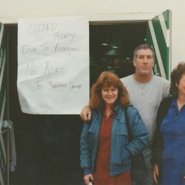 Flood in Elizabeth City Centre, due to burst water main