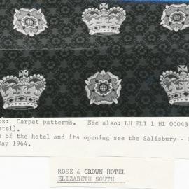 Rose and Crown Hotel: 1964