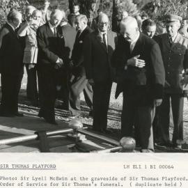Funeral of Sir Thomas Playford
