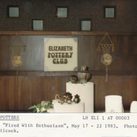 Elizabeth Potters exhibition: 1983