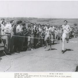 Labour Day Sports in Elizabeth: 1957