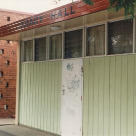 Elizabeth South Legacy Hall, soon to be Elizabeth South Library: 1986