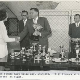 Elizabeth Tennis Club: 1959