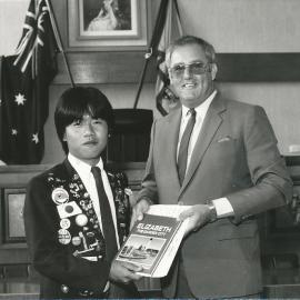 Rotary Exchange Student at Elizabeth: 1985