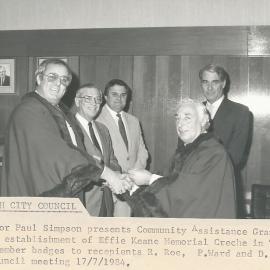 Elizabeth City Council: 1985