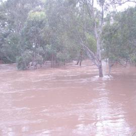 Baker's Road, Virginia in flood: 2010