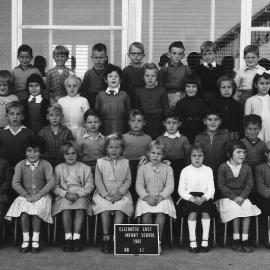 Elizabeth East Primary School, class photo : 1961