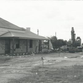Demolition of Smithfield Railway Station: 1987