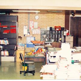 Elizabeth Public Library Workroom: 1980's