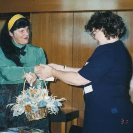 Presentation to Pauline Frost: 1995