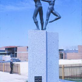 Dancing Figures statue, Elizabeth Town Centre: 1963