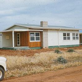 New housing in Elizabeth: 1955
