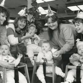 Gathering of babies : 1990.