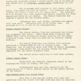 Elizabeth South Primary School newsletter