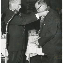 John Joel and Governor Sir Edric Bastyan: 1965