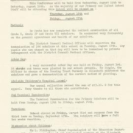 Elizabeth South Primary School newsletter