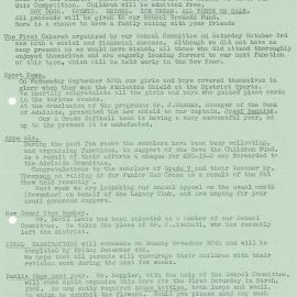 Elizabeth South Primary School newsletter