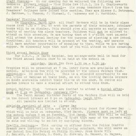 Elizabeth South Primary School newsletter