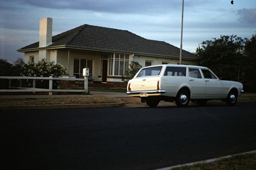The Blavins family home, Rollison Road. February 1970