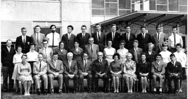 Elizabeth High School Senior Staff in 1968