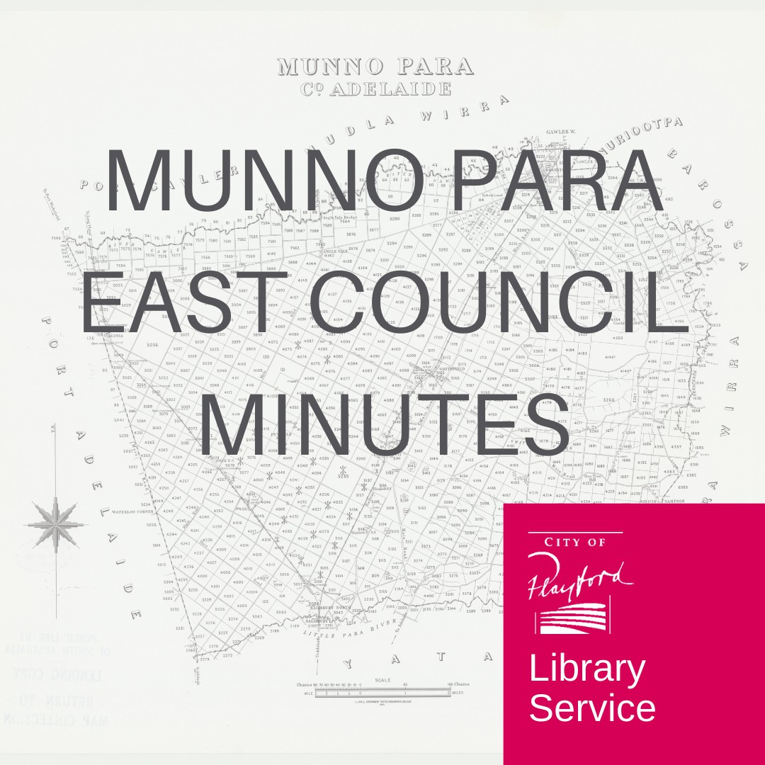 Munno Para East Council Minutes