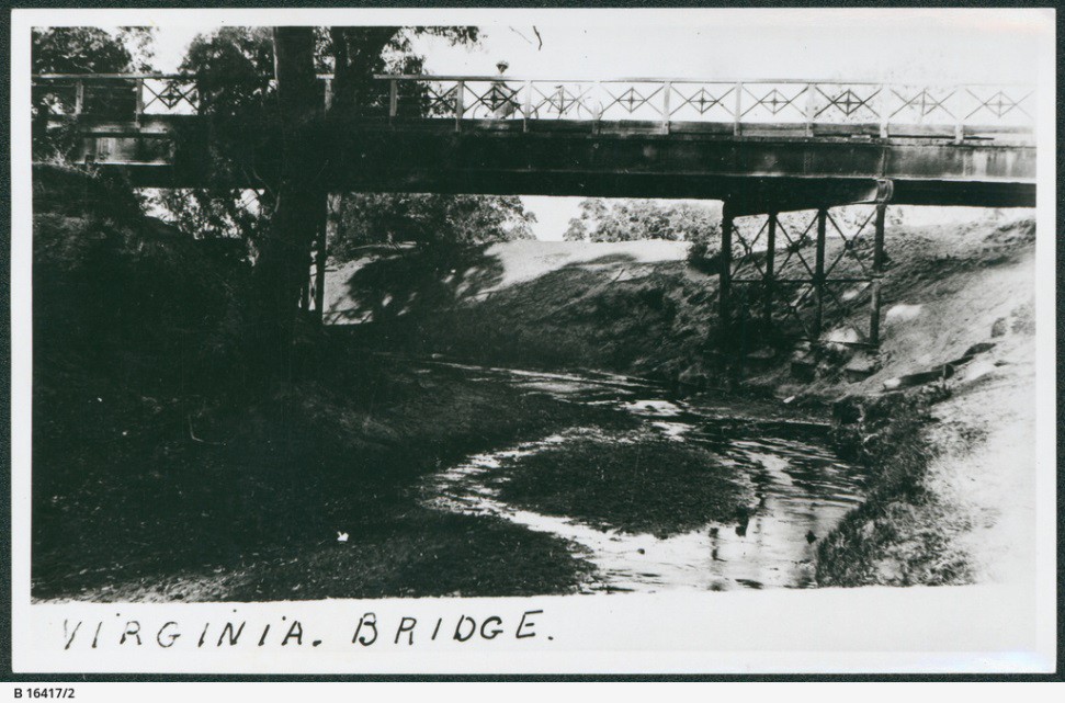 Virginia Bridge in 1920
State Library of South Australia B16417/2